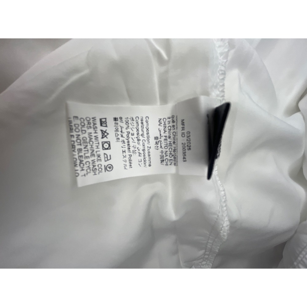 SHEIN White Eyelet Embroidered Midi Dress Sleeveless V-Neck Tie Back Size M - Picture 5 of 6